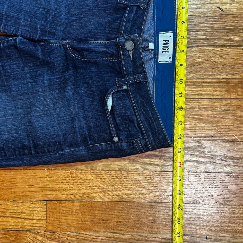 Paige Blue Classic Denim Jeans Womens size 27 Skyline Skinny Street Cotton - Picture 5 of 9
